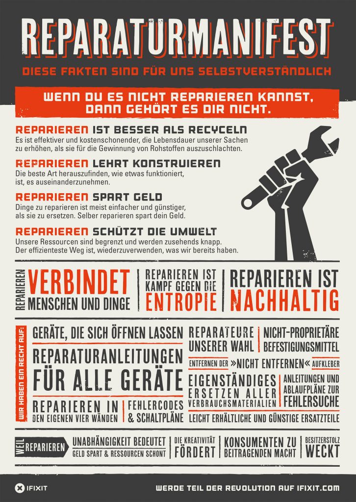 Bild: ifixit Manifesto, https://eustore.ifixit.com/Das-iFixit-Manifest/